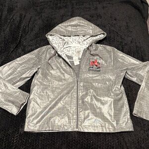 Disney Kids Shiny Silver Raincoat